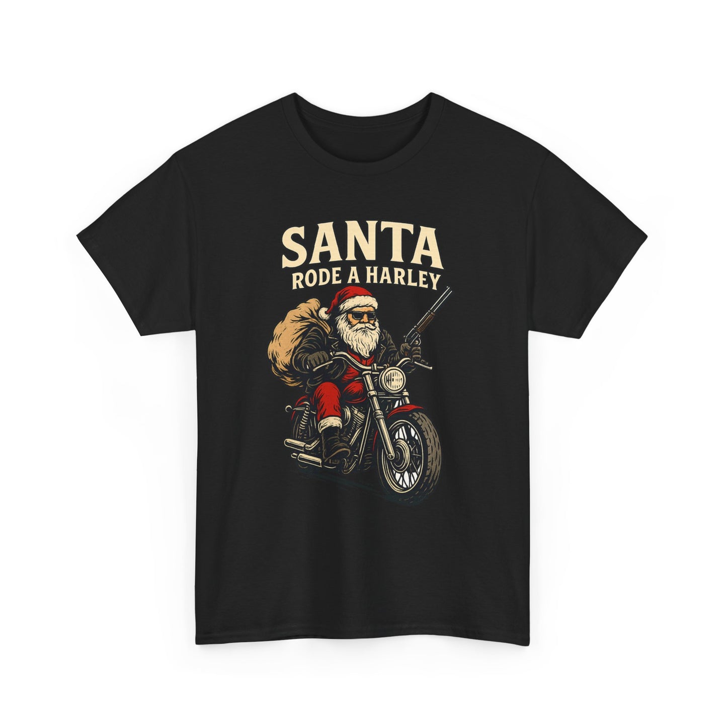 Santa Rode a Harley – Outlaw Christmas Edition Tee