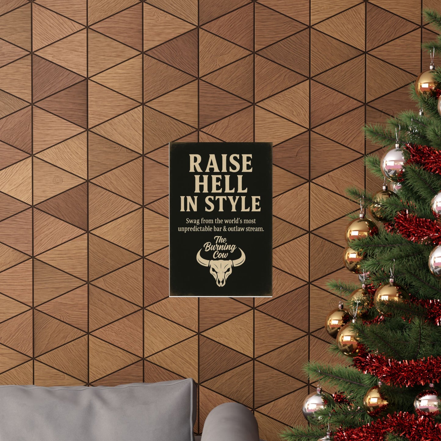 Raise Hell in Style – Matte Poster