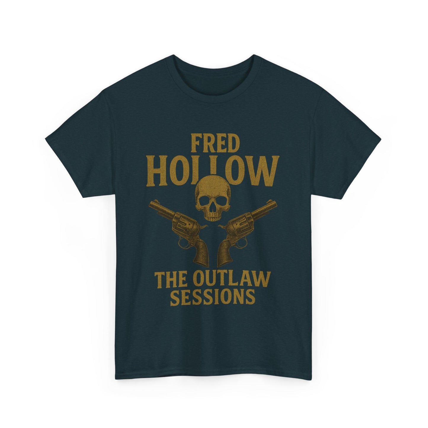 Fred Hollow – The Outlaw Sessions: Railroad Saint 2-Unisex Heavy Cotton Tee