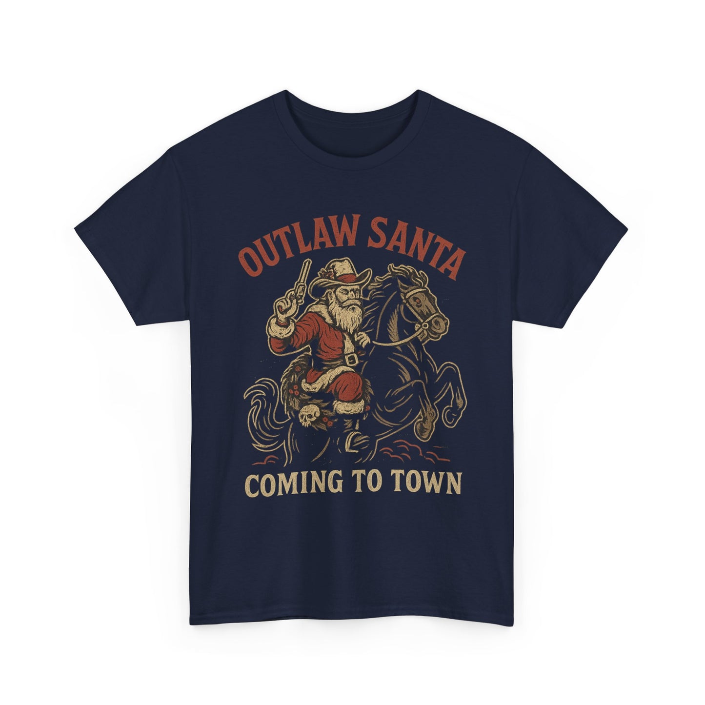 Silent Night in Outlaw Heaven – Western Christmas Tee