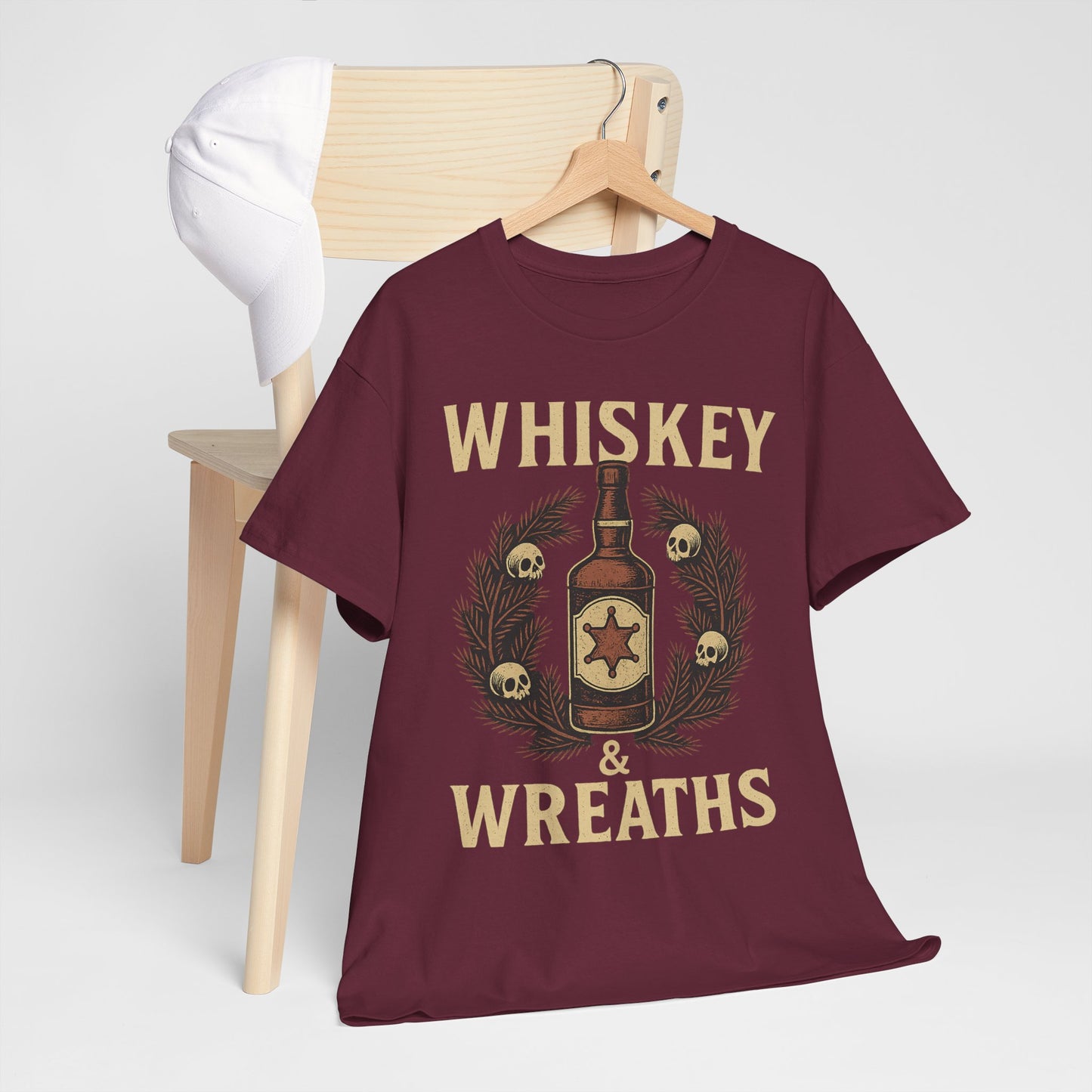 Whiskey & Wreaths – Outlaw Christmas Tee