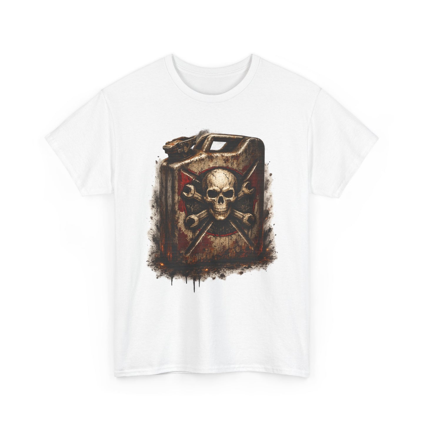 Skull Fuel Can T-Shirt | Outlaw Garage Jerry Can Graphic