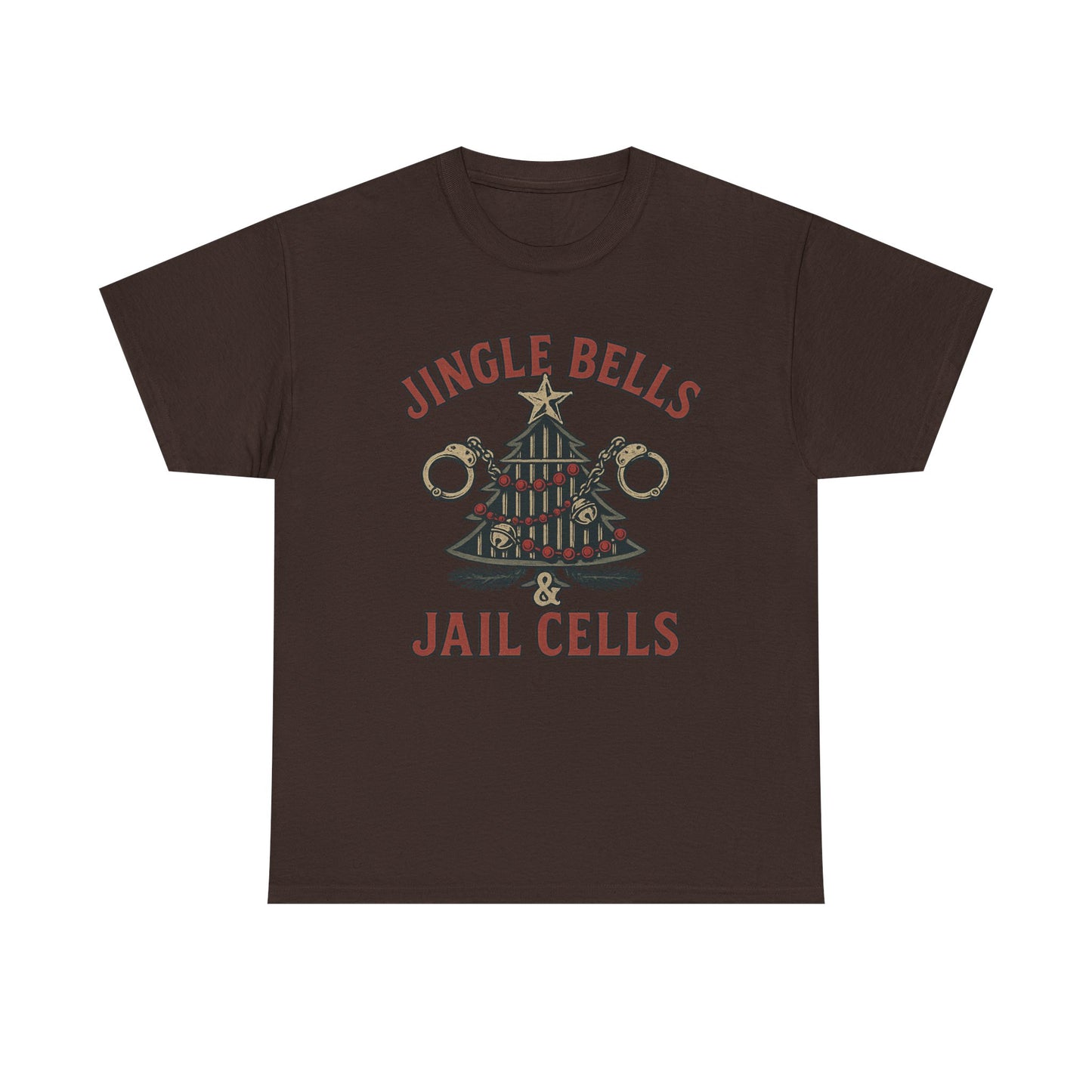 Jingle Bells & Jail Cells – Outlaw Christmas Tee