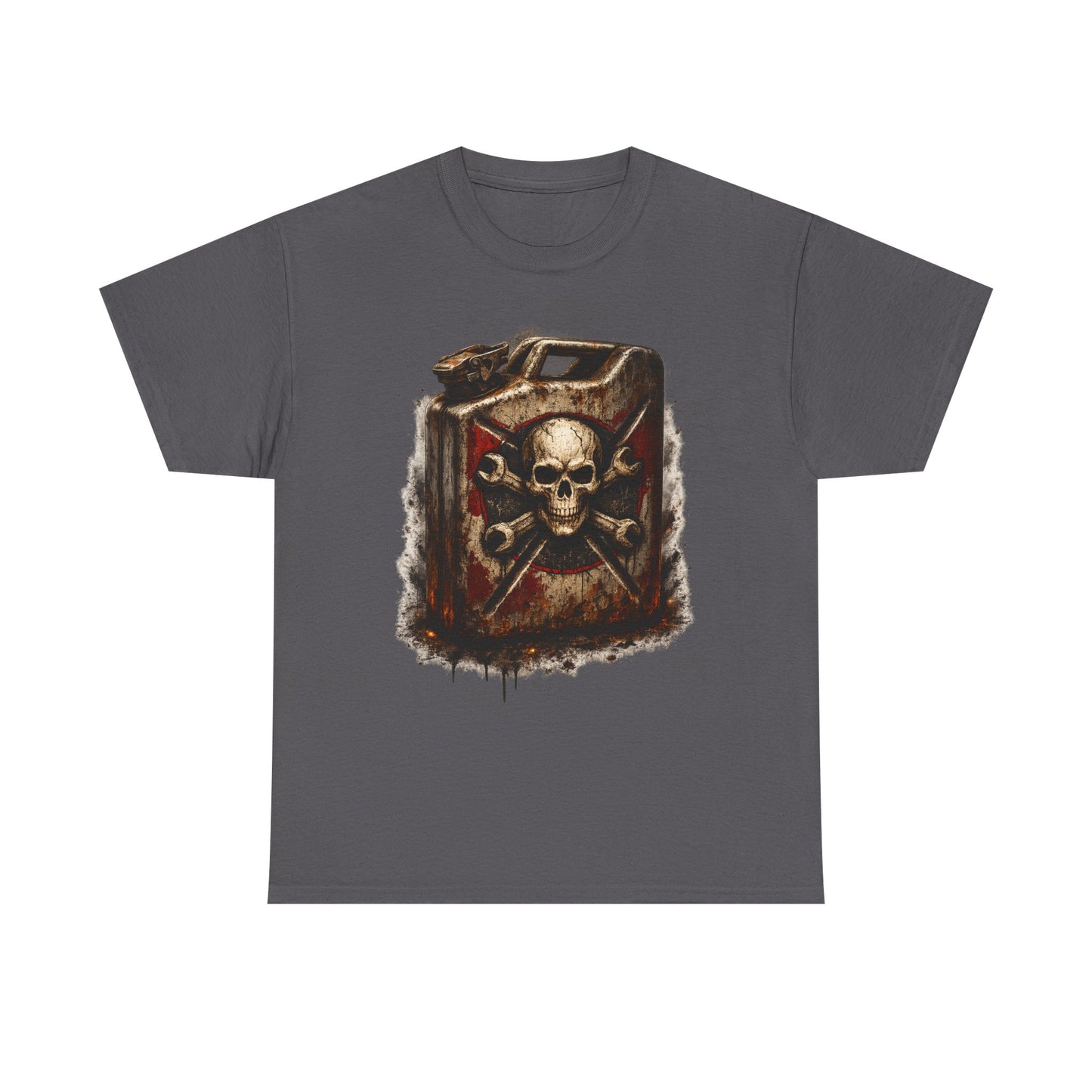 Skull Fuel Can T-Shirt | Outlaw Garage Jerry Can Graphic