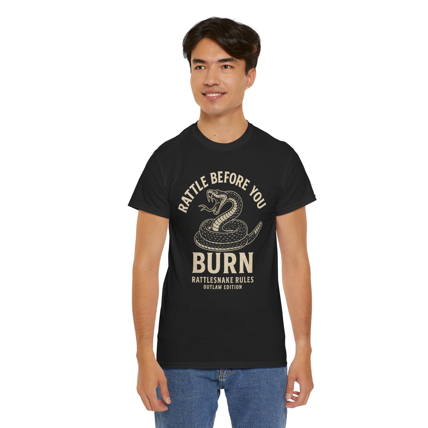 Rattle Before You Burn - Unisex Heavy Cotton Tee