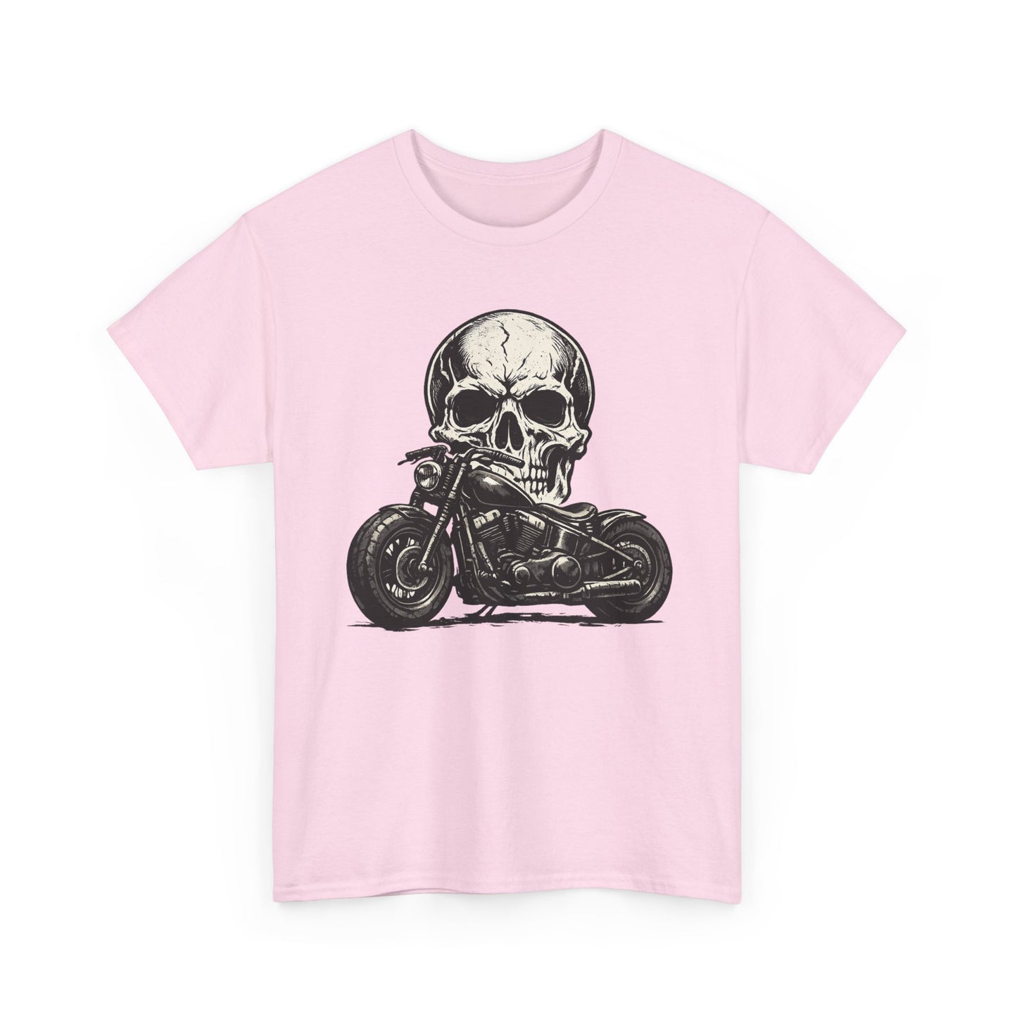 Skull Bobber T-Shirt | Outlaw Biker Motorcycle Graphic