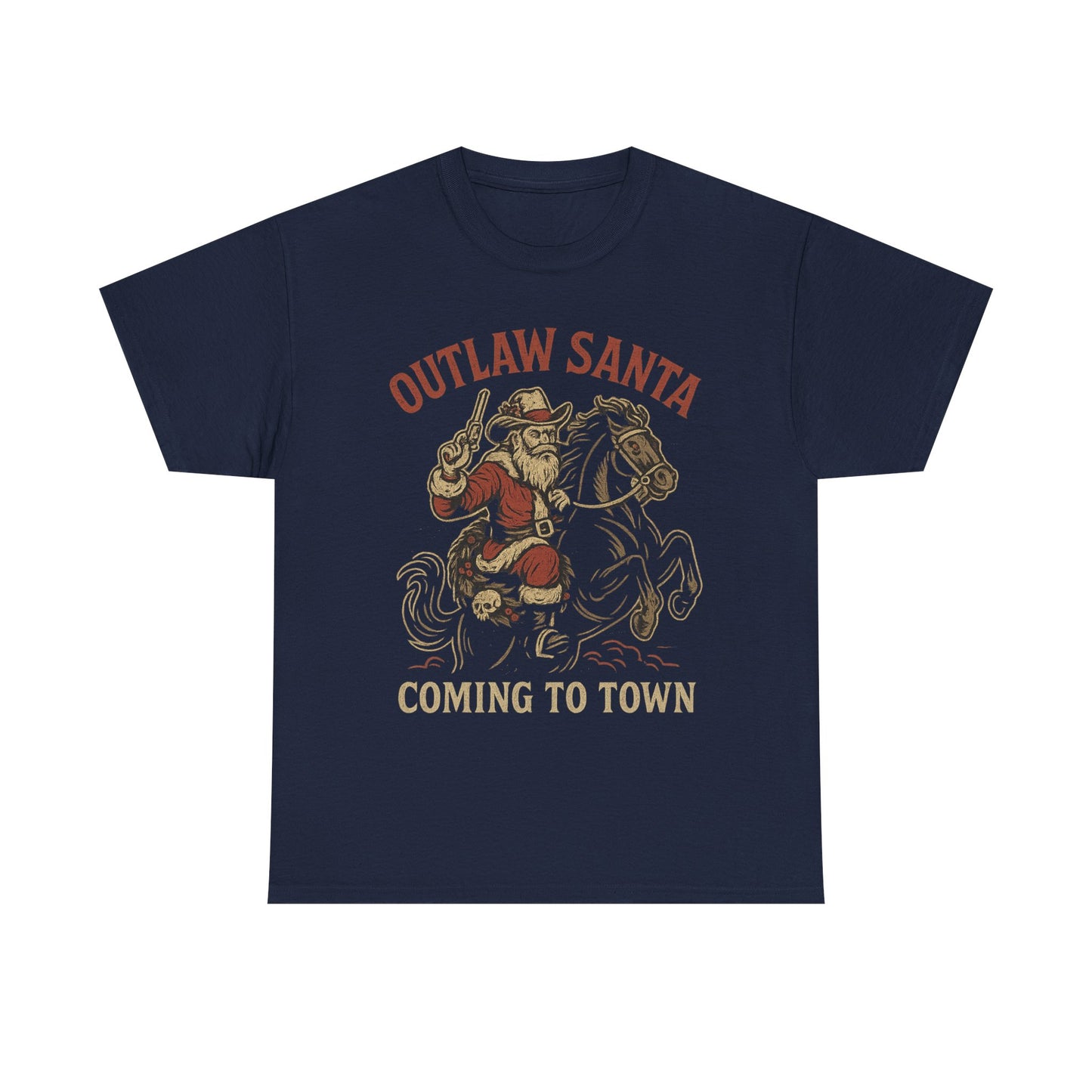Silent Night in Outlaw Heaven – Western Christmas Tee