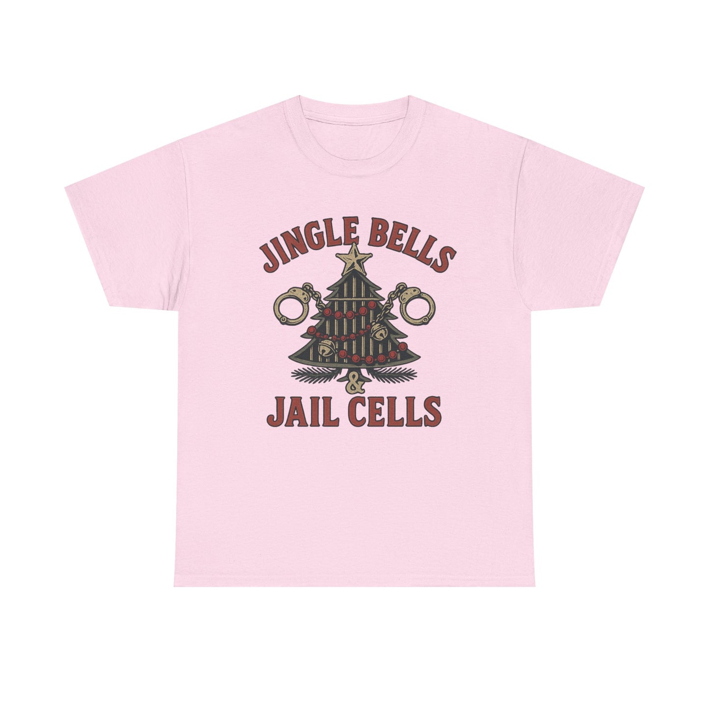 Jingle Bells & Jail Cells – Outlaw Christmas Tee