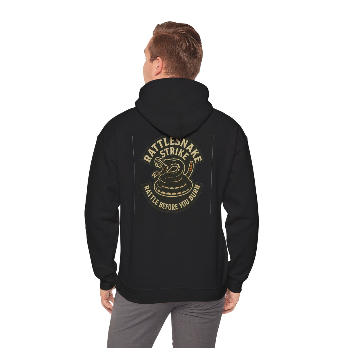 Rattlesnake Strike Graphic Hoodie