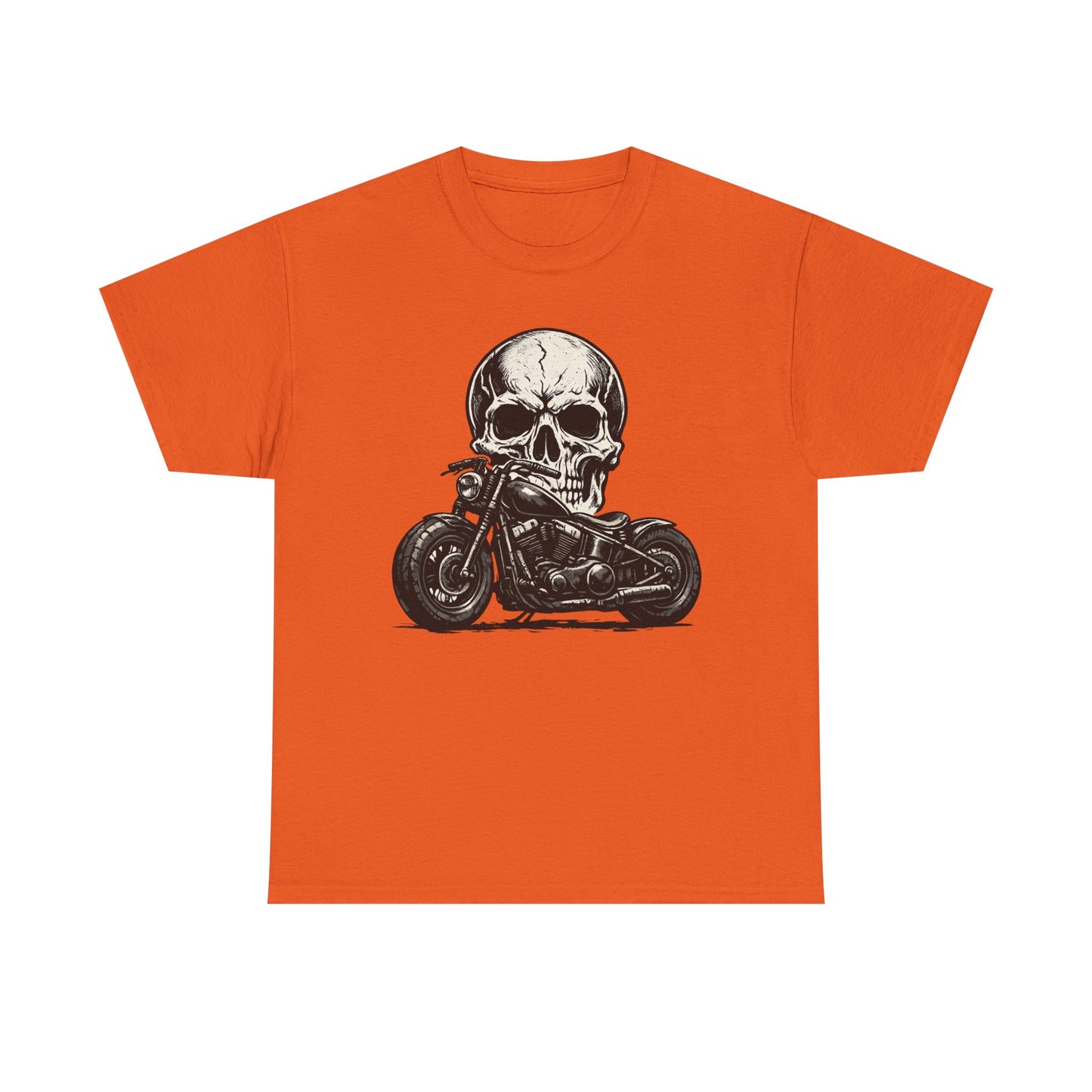 Skull Bobber T-Shirt | Outlaw Biker Motorcycle Graphic