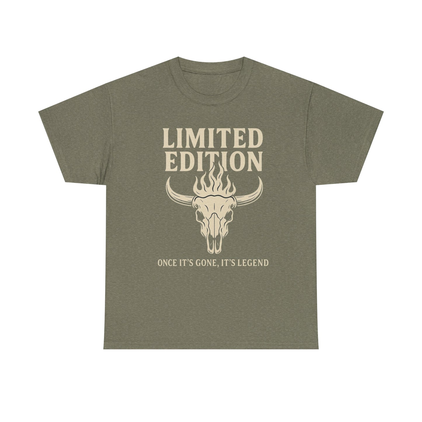 LIMITED EDITION – BURNING SKULL - Unisex Heavy Cotton Tee