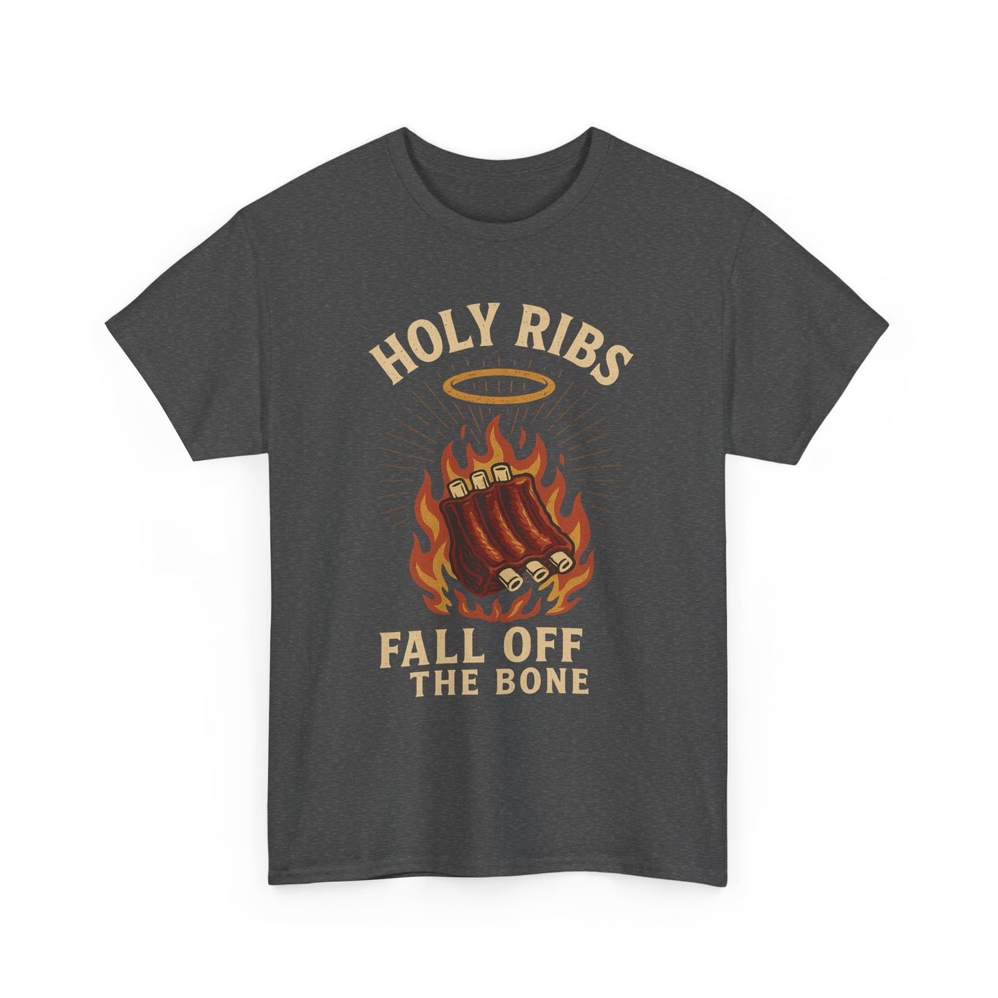Holy Ribs – Fall Off the Bone | Outlaw BBQ T-Shirt