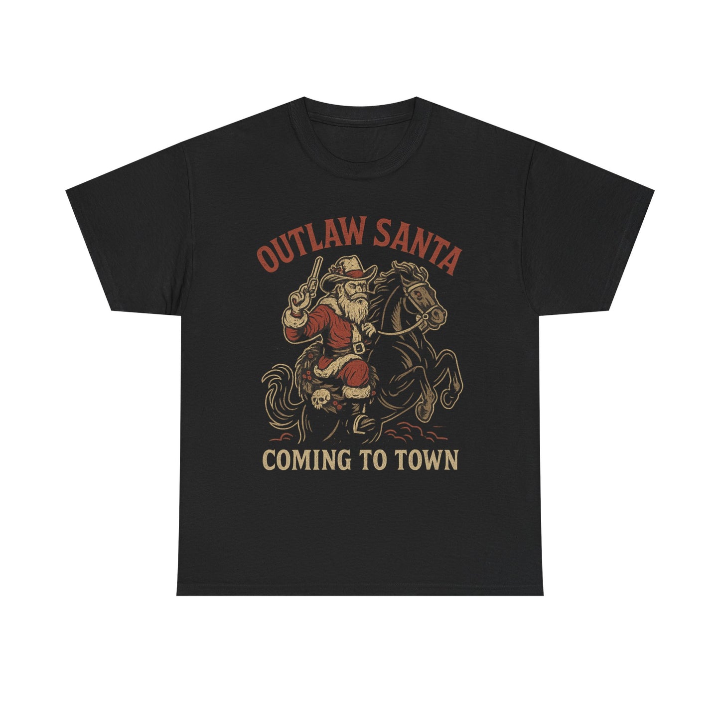 Silent Night in Outlaw Heaven – Western Christmas Tee