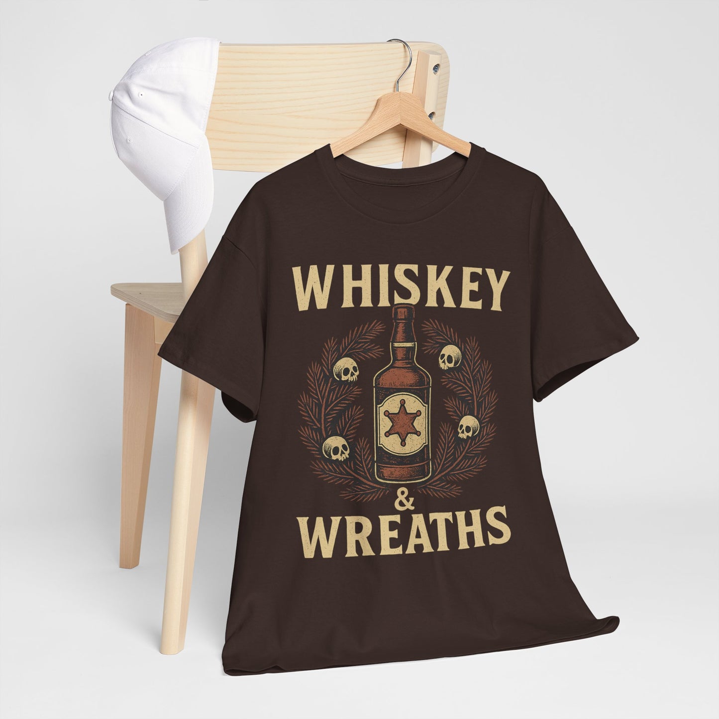 Whiskey & Wreaths – Outlaw Christmas Tee