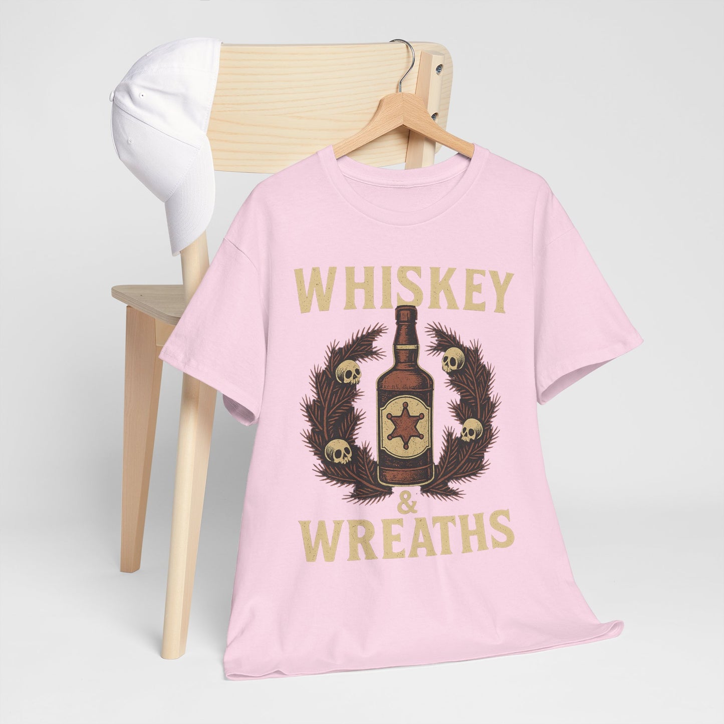 Whiskey & Wreaths – Outlaw Christmas Tee