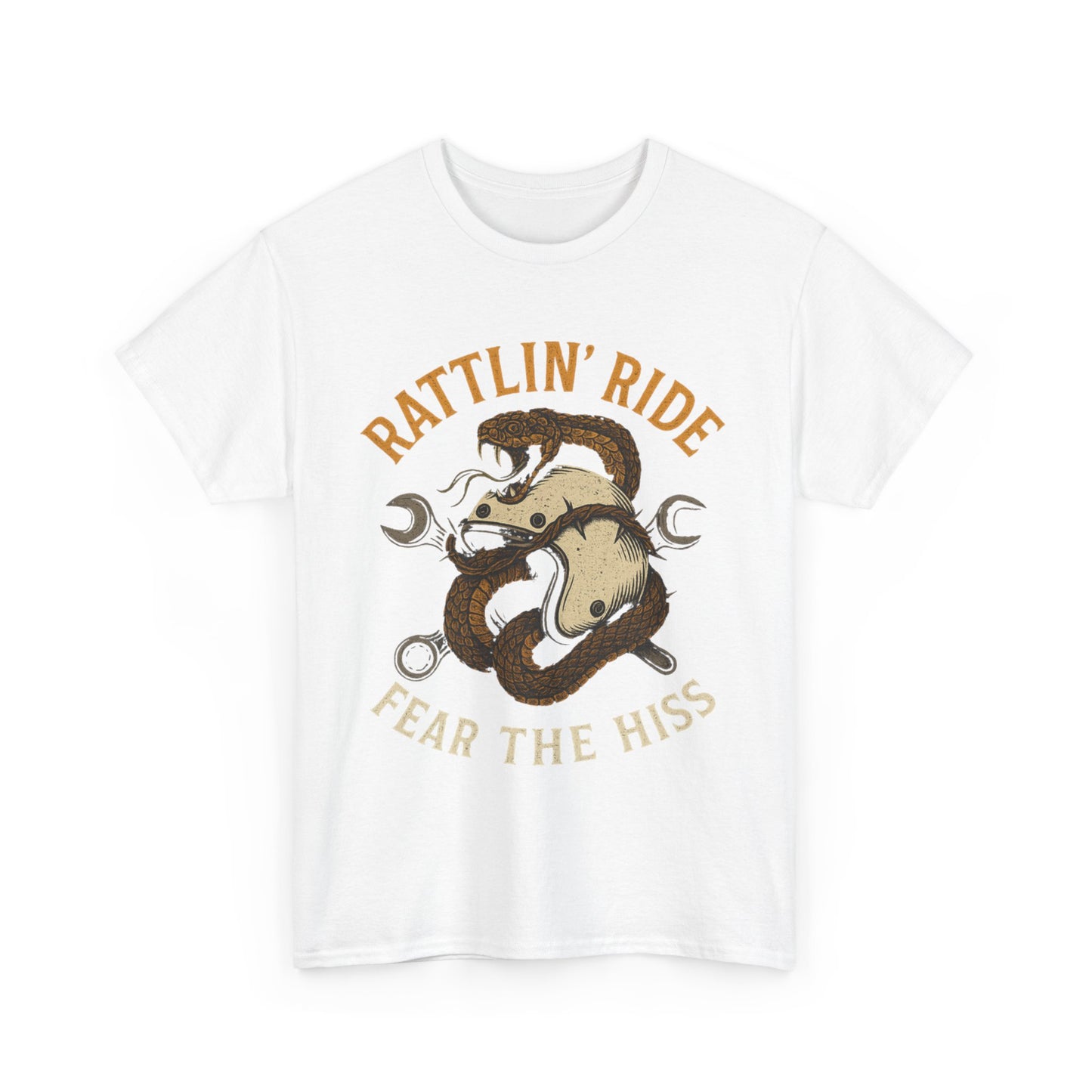 Rattlin’ Ride – Fear the Hiss - Unisex Heavy Cotton Tee