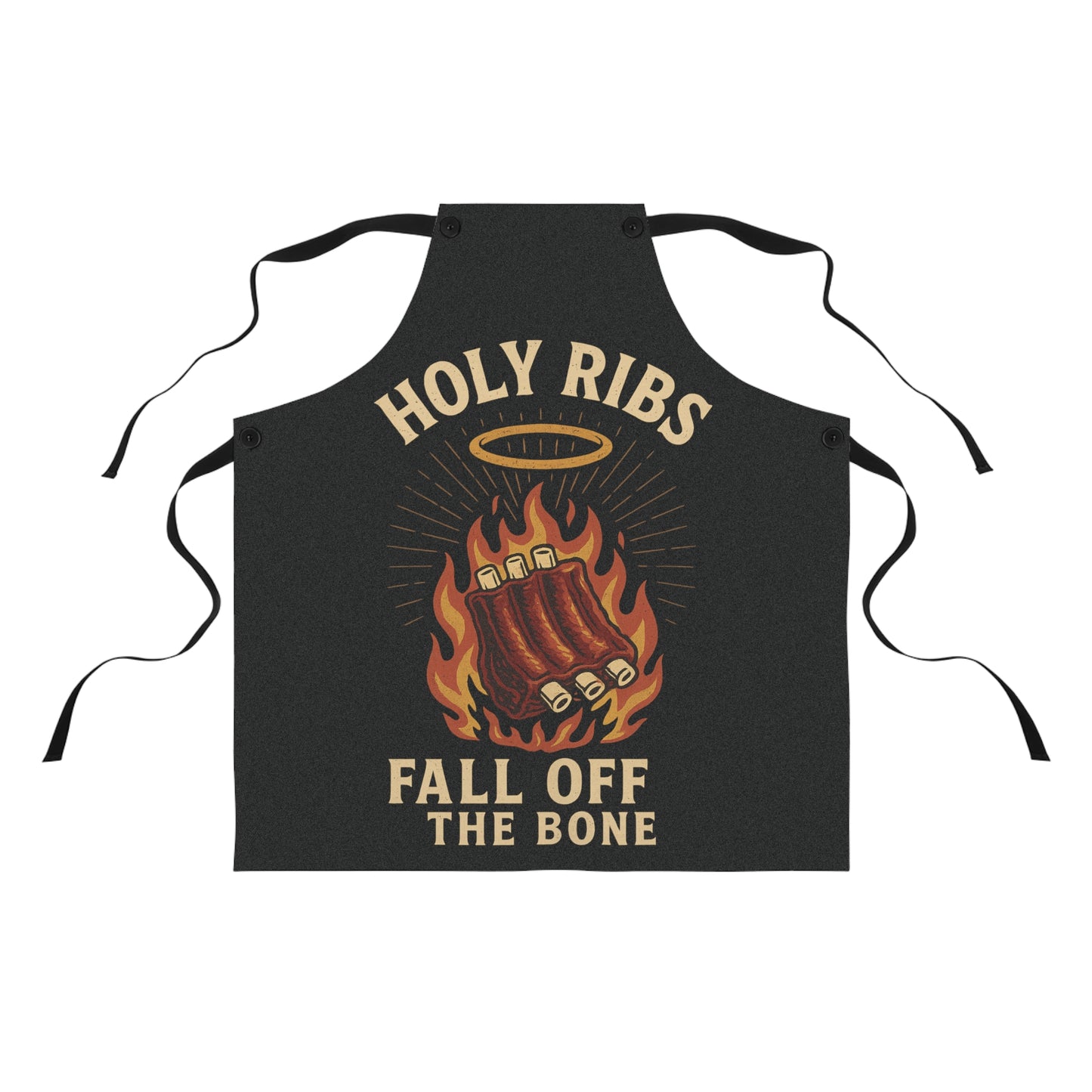 Holy Ribs – Fall Off the Bone | Outlaw BBQ Apron