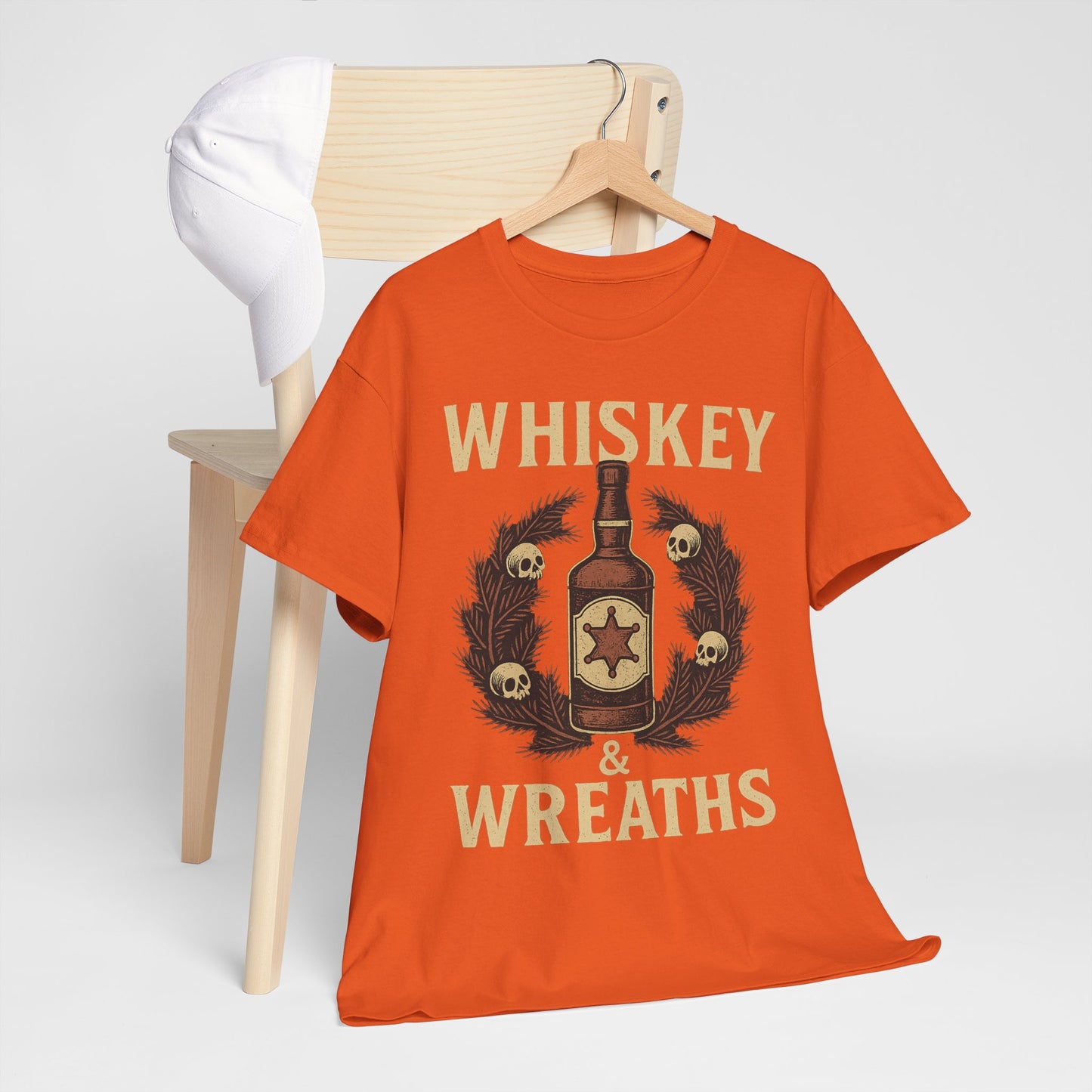 Whiskey & Wreaths – Outlaw Christmas Tee