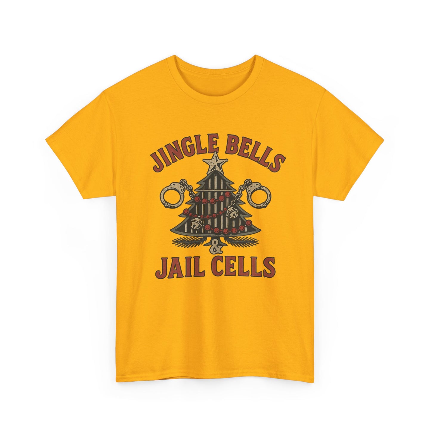 Jingle Bells & Jail Cells – Outlaw Christmas Tee