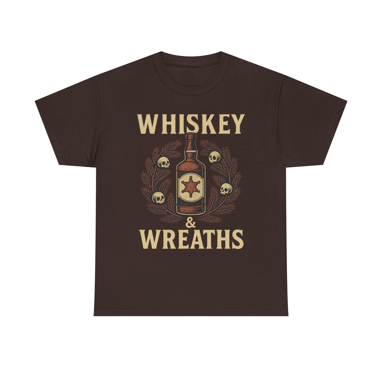 Whiskey & Wreaths – Outlaw Christmas Tee