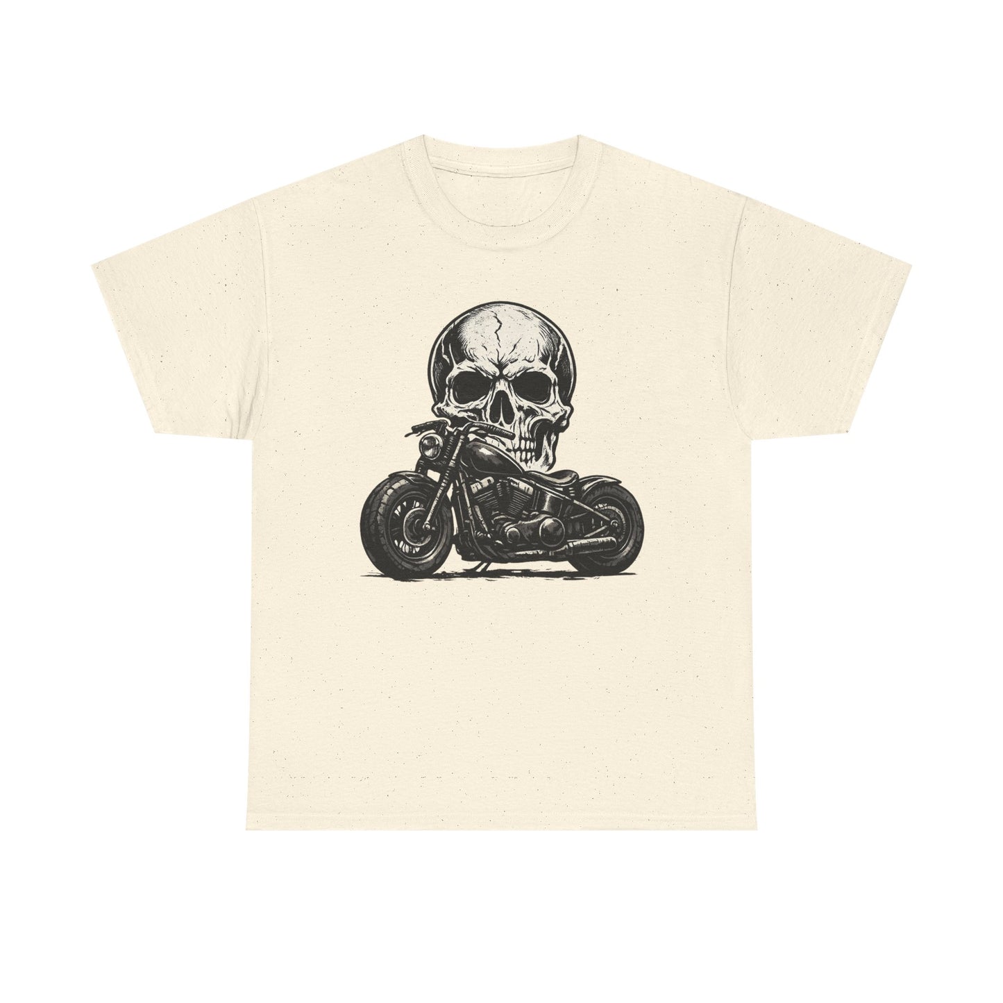 Skull Bobber T-Shirt | Outlaw Biker Motorcycle Graphic