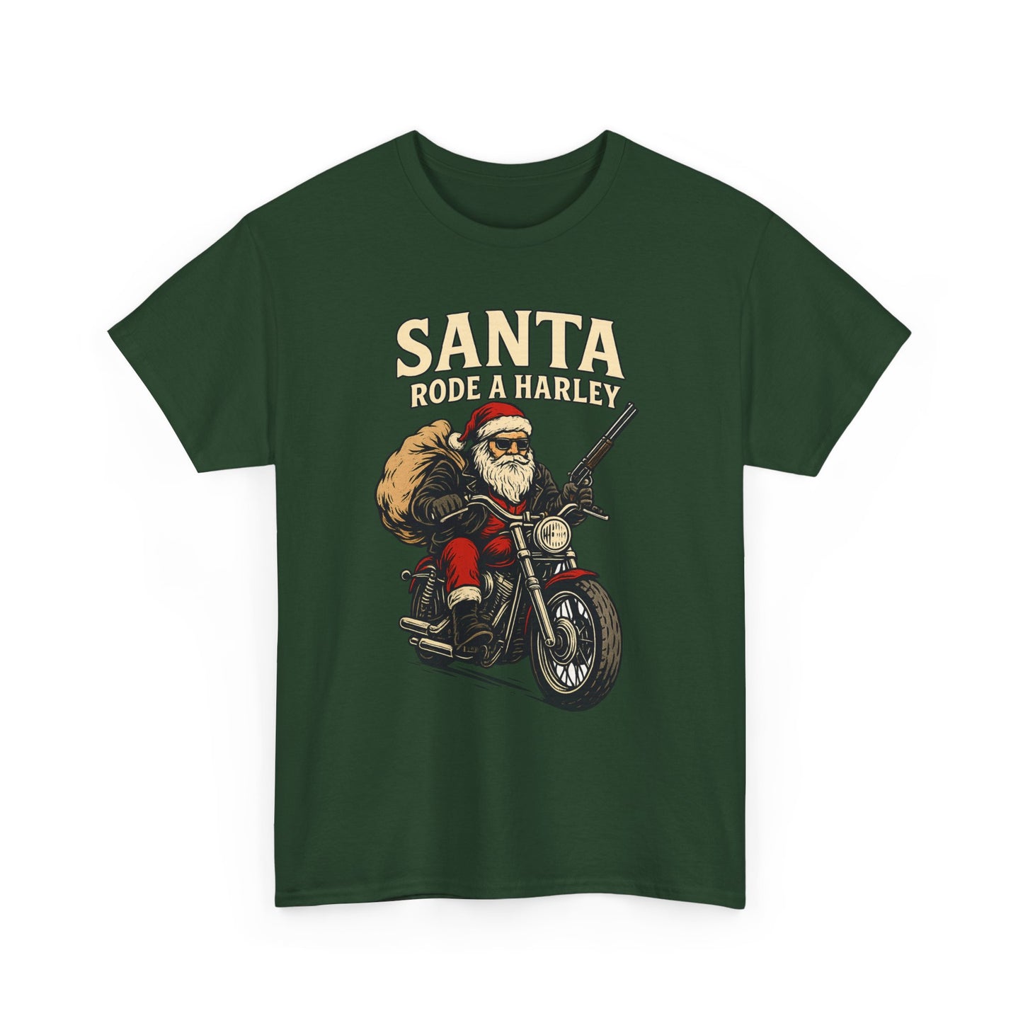 Santa Rode a Harley – Outlaw Christmas Edition Tee