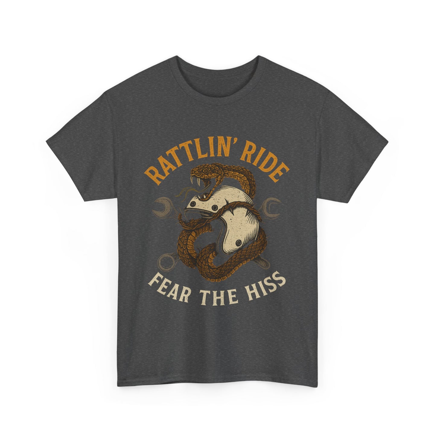 Rattlin’ Ride – Fear the Hiss - Unisex Heavy Cotton Tee
