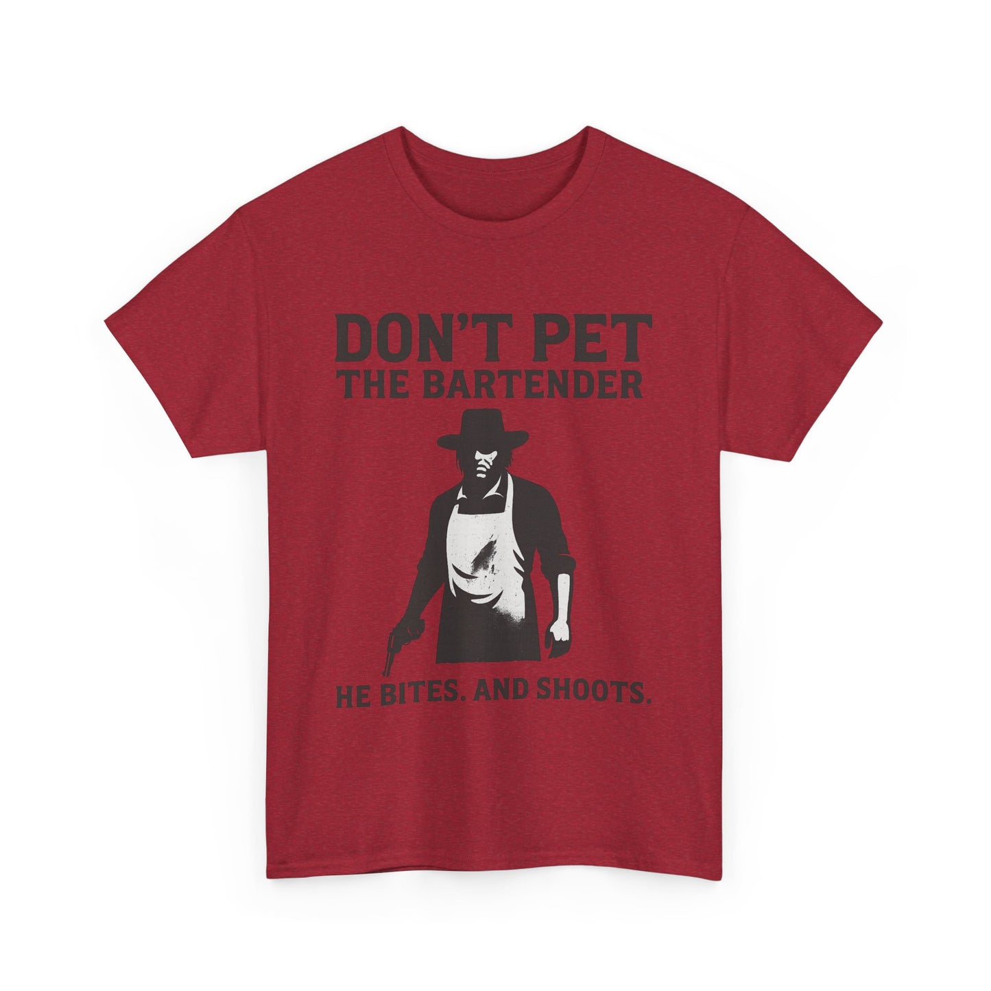 🥃 Don’t Pet the Bartender - Unisex Heavy Cotton Tee