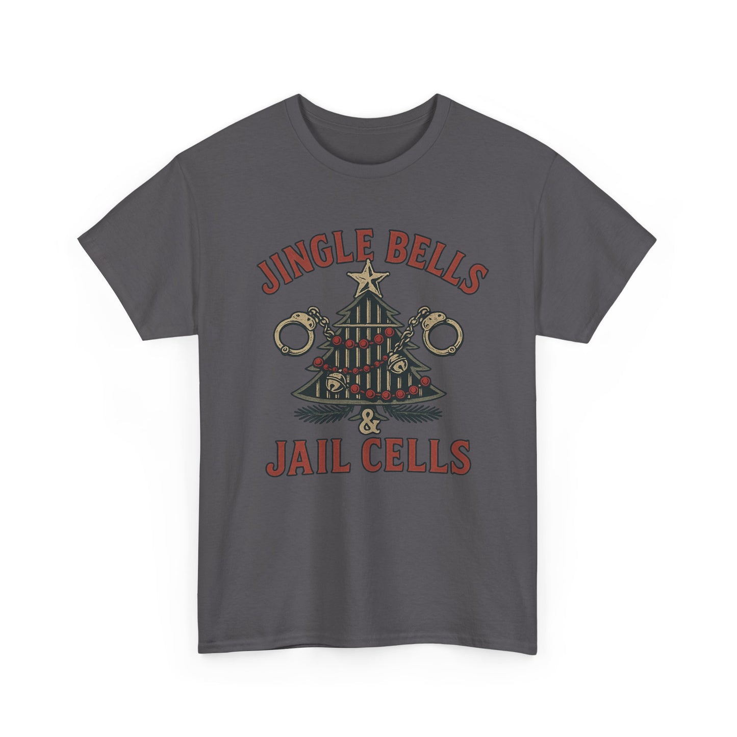 Jingle Bells & Jail Cells – Outlaw Christmas Tee