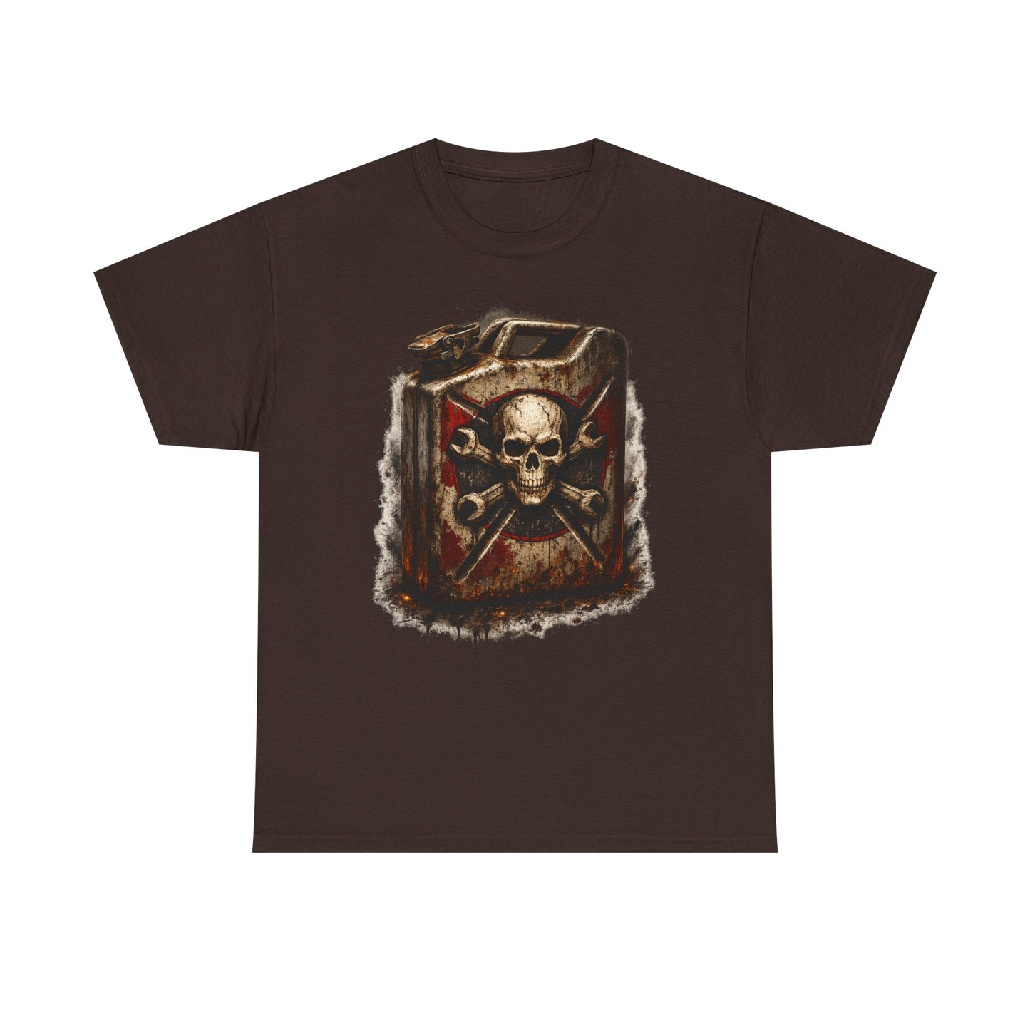 Skull Fuel Can T-Shirt | Outlaw Garage Jerry Can Graphic