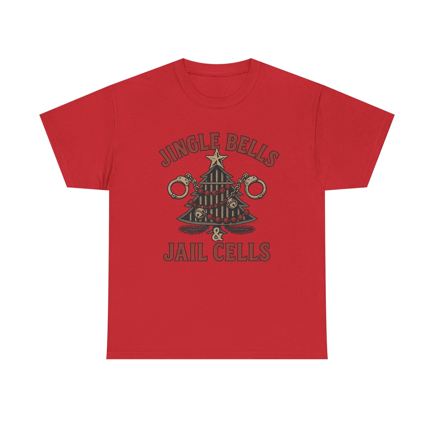 Jingle Bells & Jail Cells – Outlaw Christmas Tee