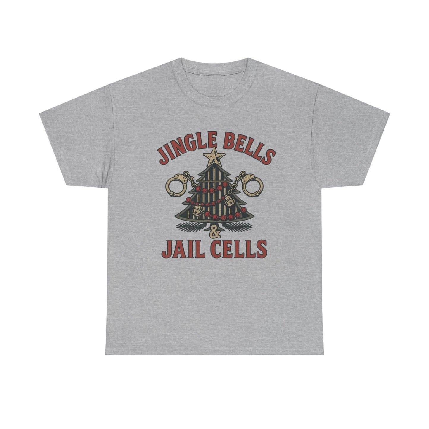 Jingle Bells & Jail Cells – Outlaw Christmas Tee