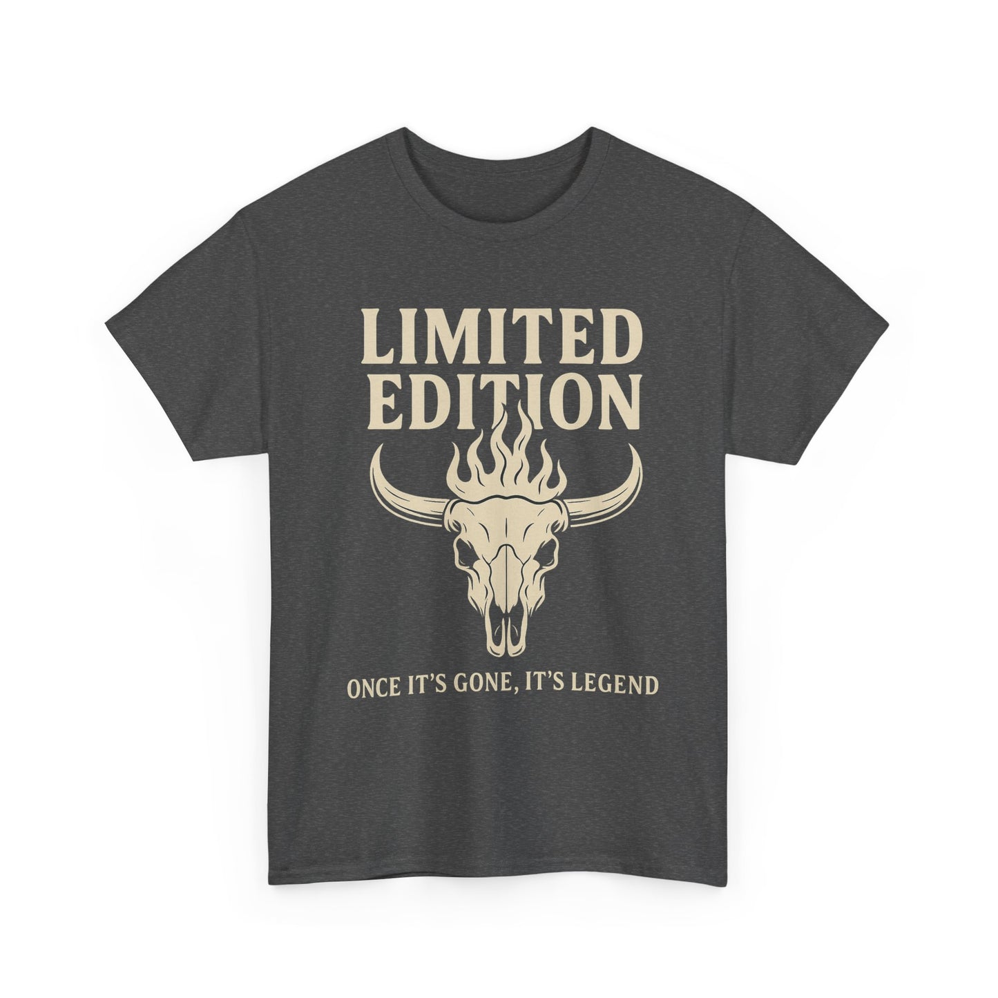 LIMITED EDITION – BURNING SKULL - Unisex Heavy Cotton Tee