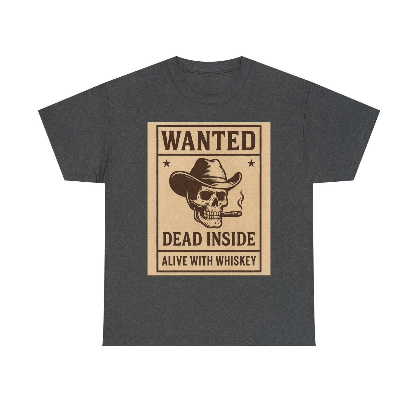 Wanted: Dead Inside-Unisex Heavy Cotton Tee
