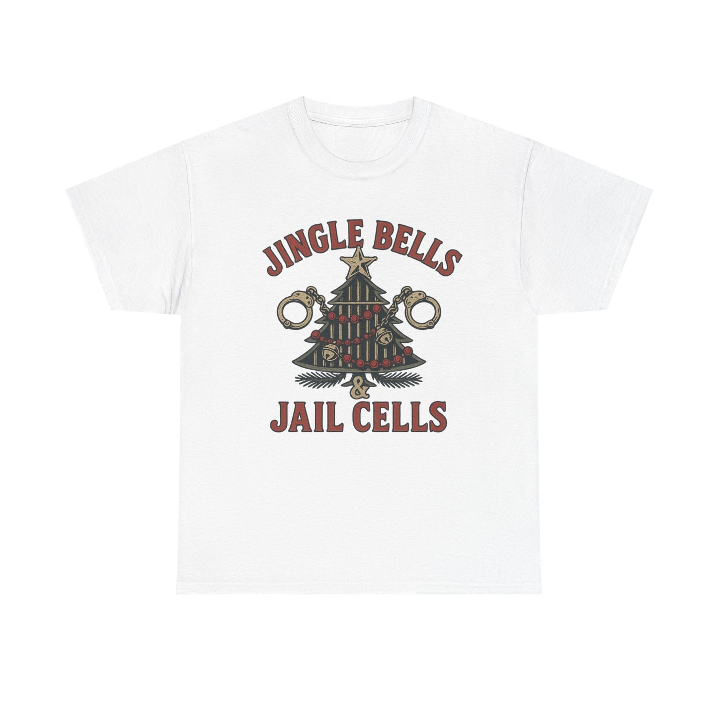 Jingle Bells & Jail Cells – Outlaw Christmas Tee