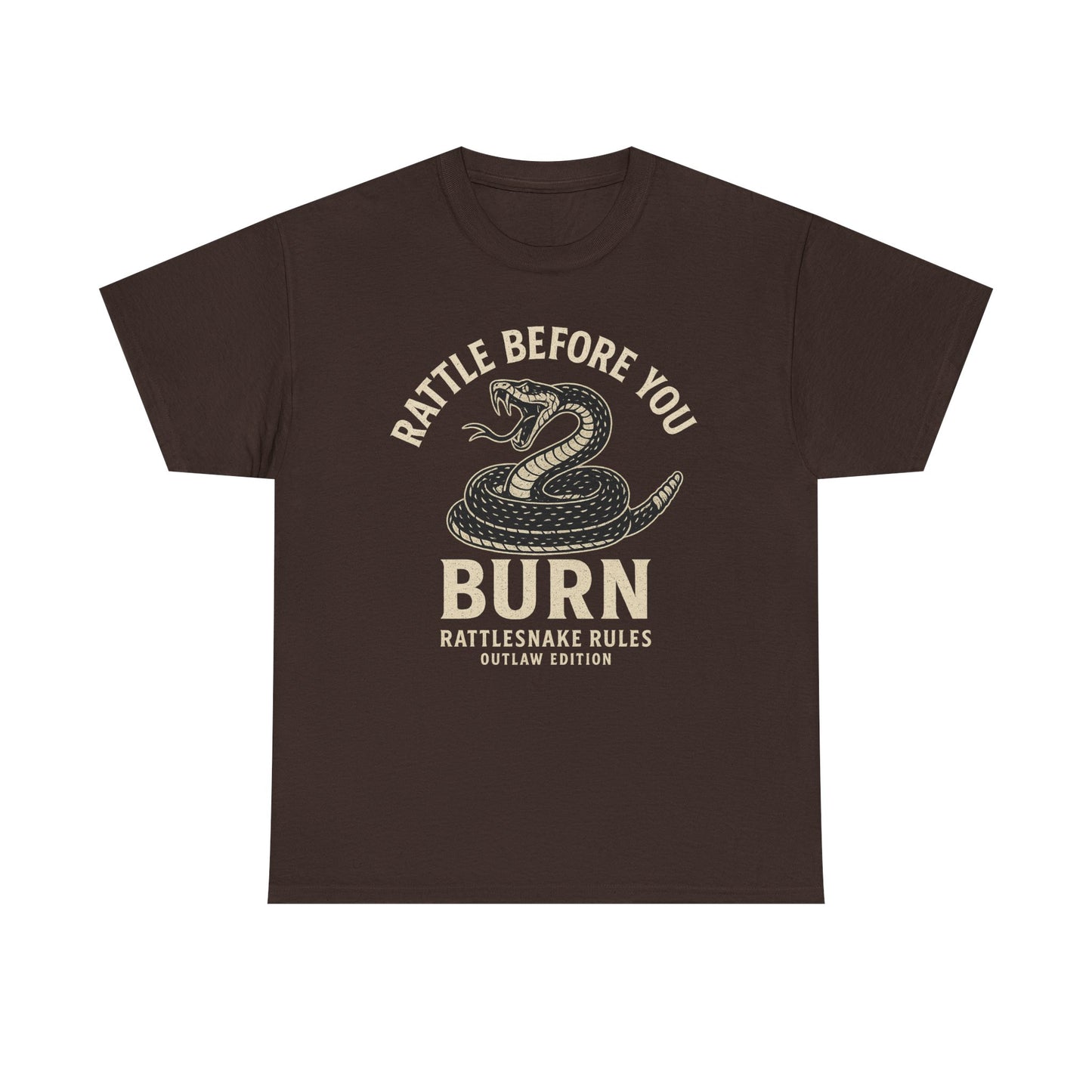 Rattle Before You Burn - Unisex Heavy Cotton Tee