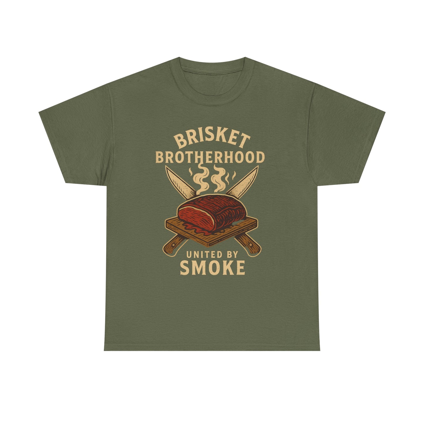 Brisket Brotherhood – United by Smoke | Outlaw BBQ T-Shirt