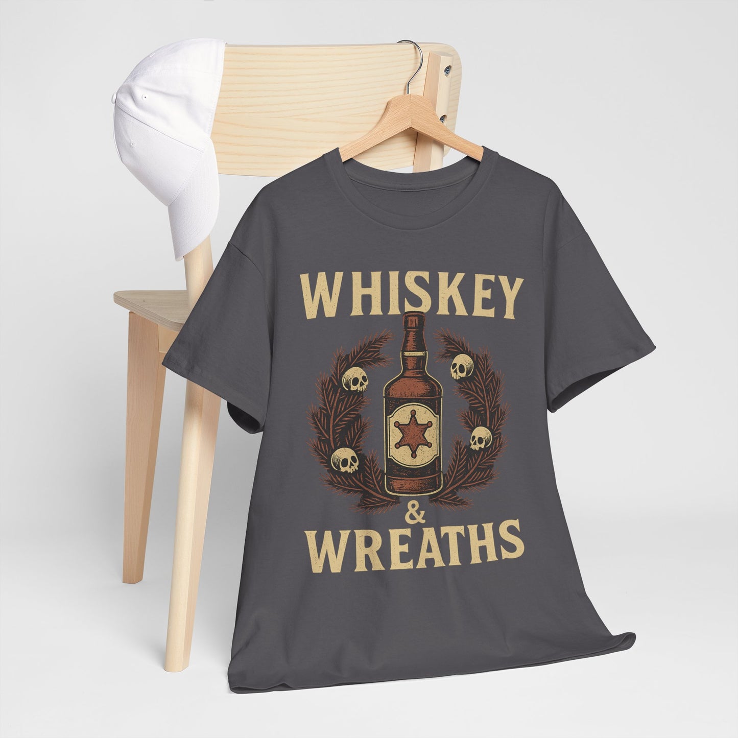 Whiskey & Wreaths – Outlaw Christmas Tee