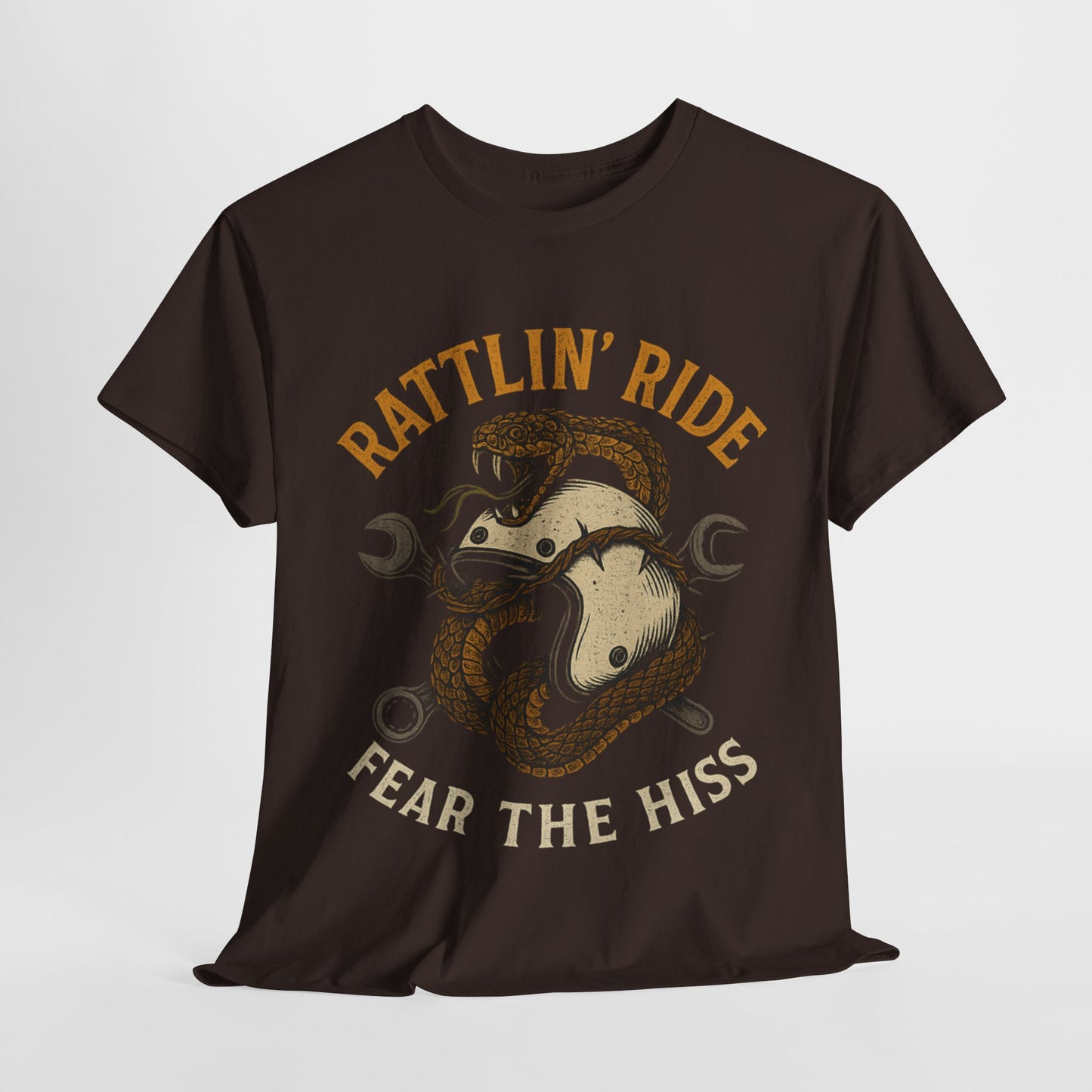 Rattlin’ Ride – Fear the Hiss - Unisex Heavy Cotton Tee