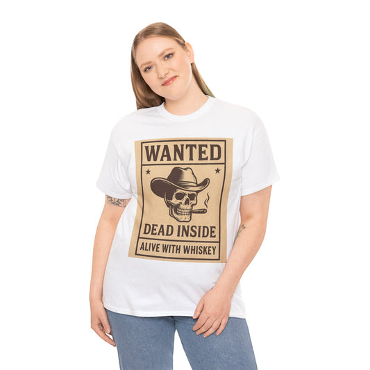 Wanted: Dead Inside-Unisex Heavy Cotton Tee