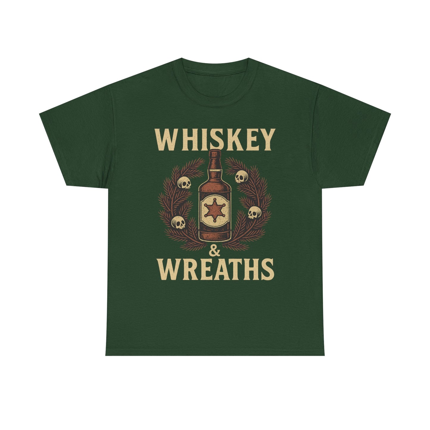 Whiskey & Wreaths – Outlaw Christmas Tee