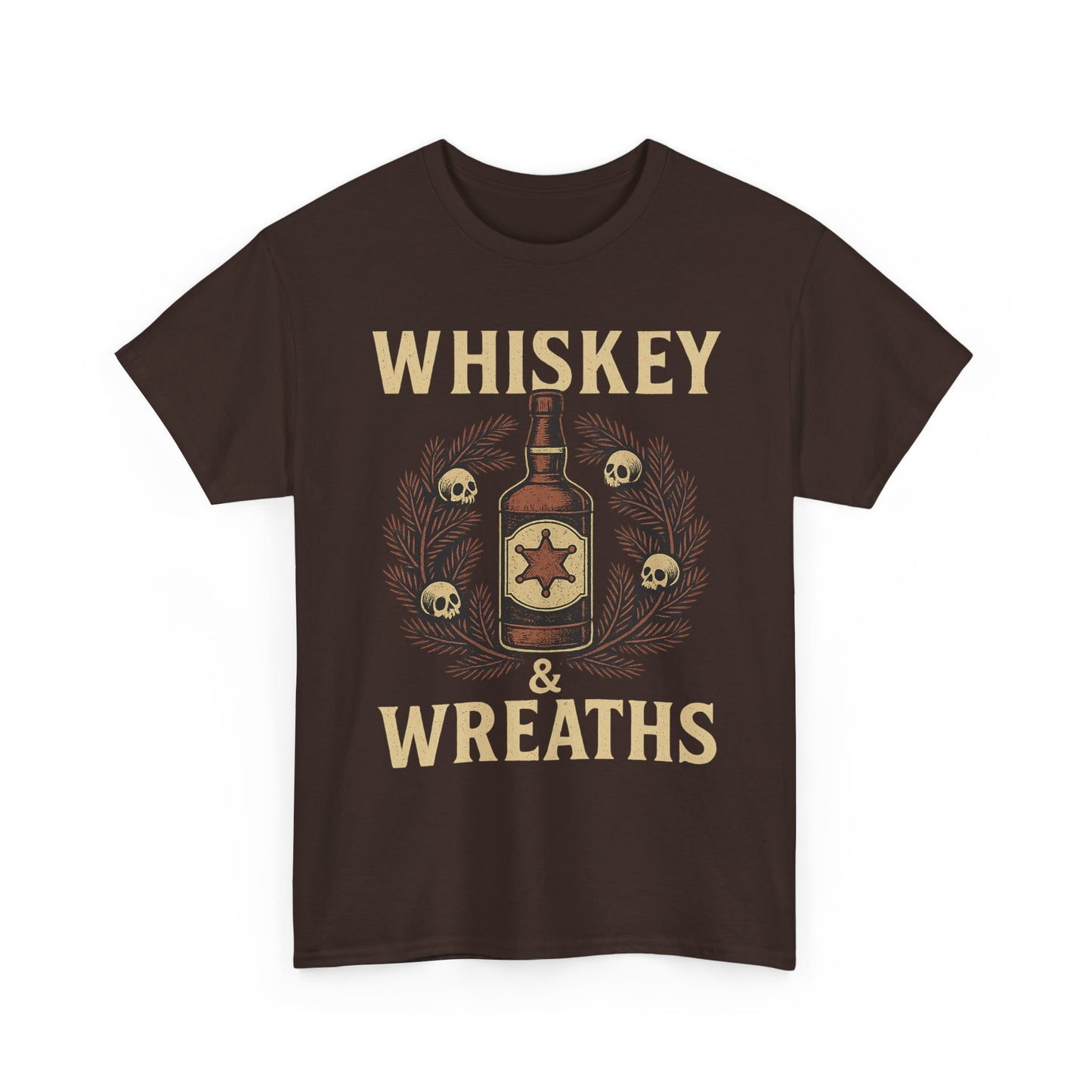 Whiskey & Wreaths – Outlaw Christmas Tee