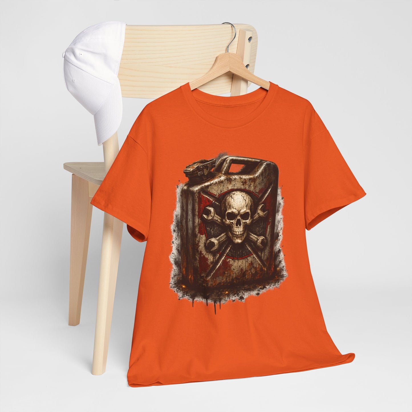 Skull Fuel Can T-Shirt | Outlaw Garage Jerry Can Graphic