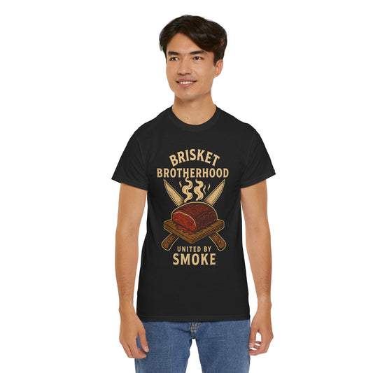 Brisket Brotherhood – United by Smoke | Outlaw BBQ T-Shirt