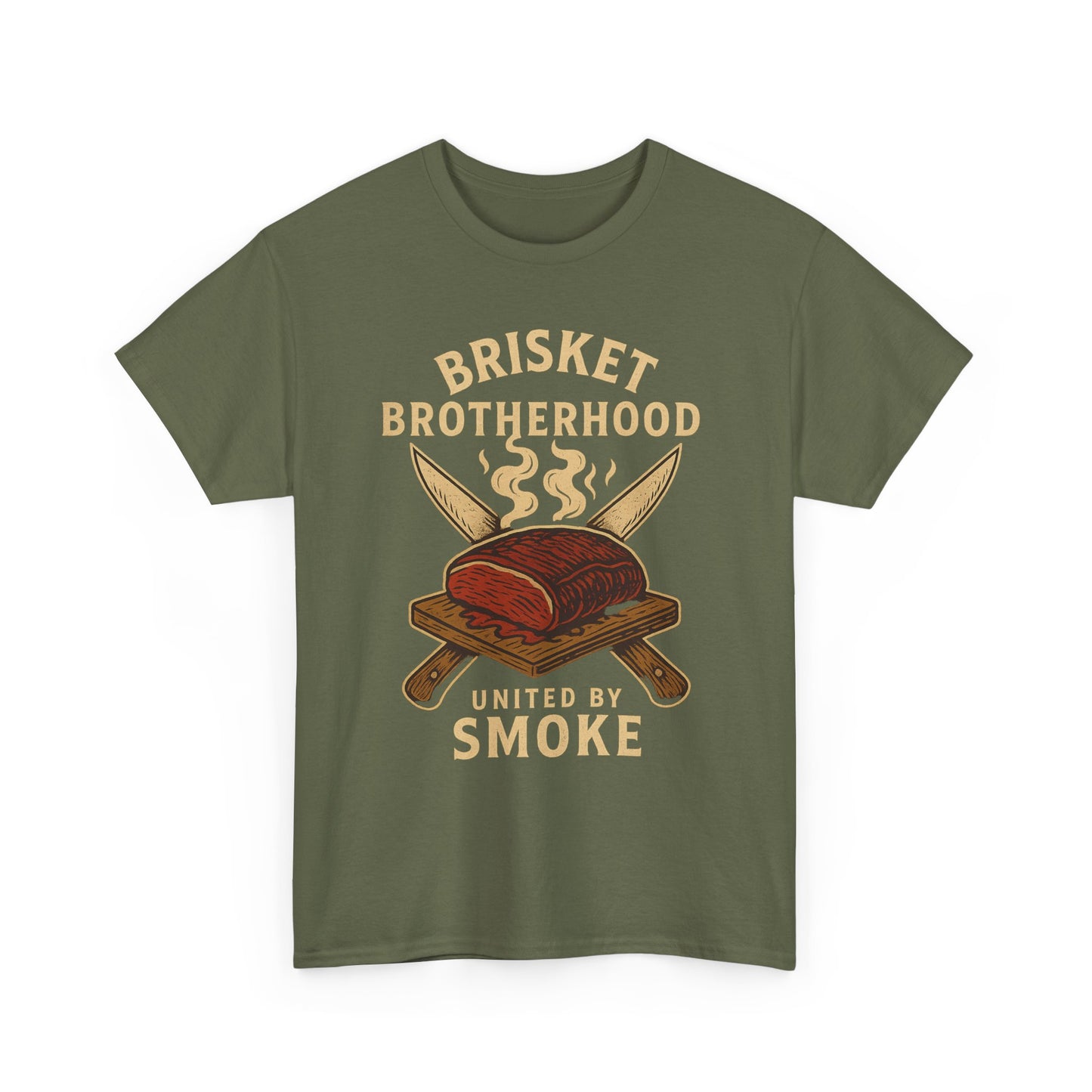 Brisket Brotherhood – United by Smoke | Outlaw BBQ T-Shirt