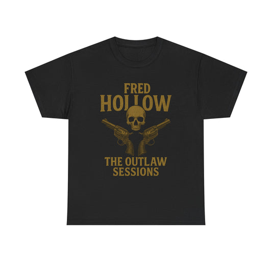 Fred Hollow – The Outlaw Sessions: Railroad Saint 2-Unisex Heavy Cotton Tee