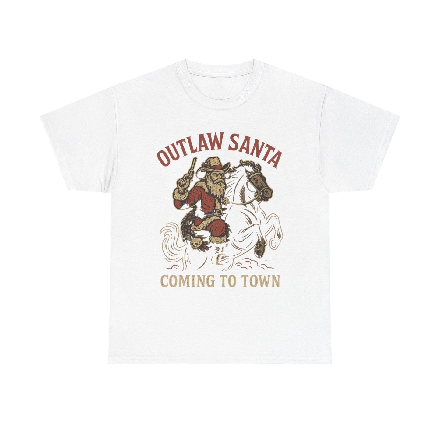 Silent Night in Outlaw Heaven – Western Christmas Tee