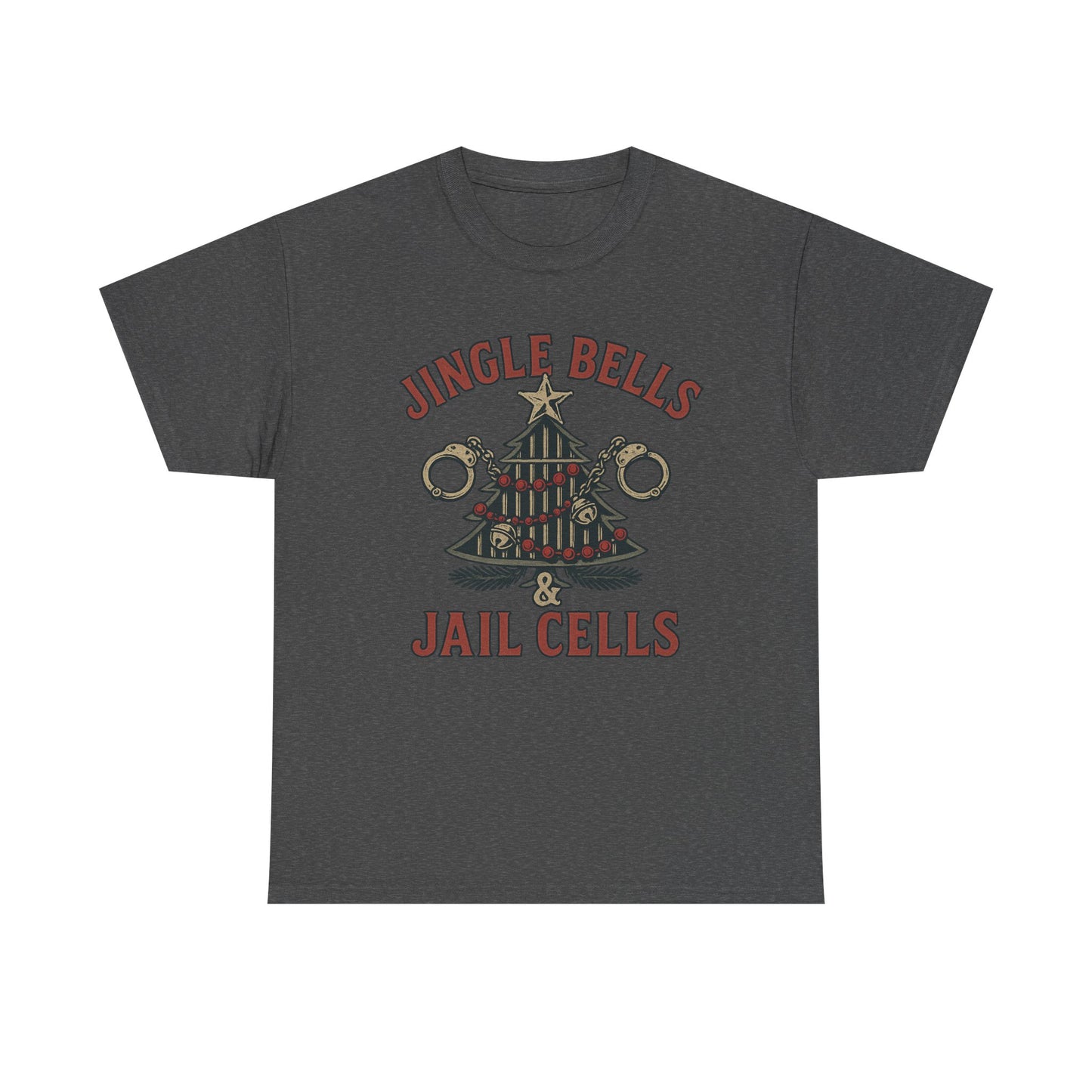 Jingle Bells & Jail Cells – Outlaw Christmas Tee