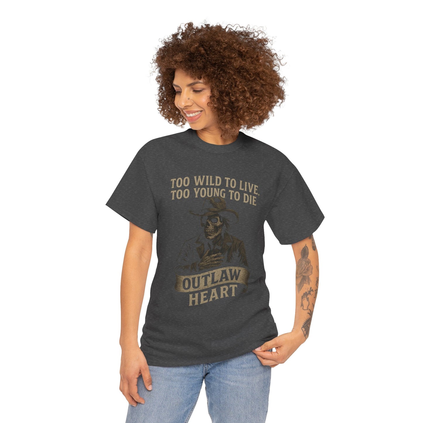 Too Wild To Live - Style Unisex Heavy Cotton Tee