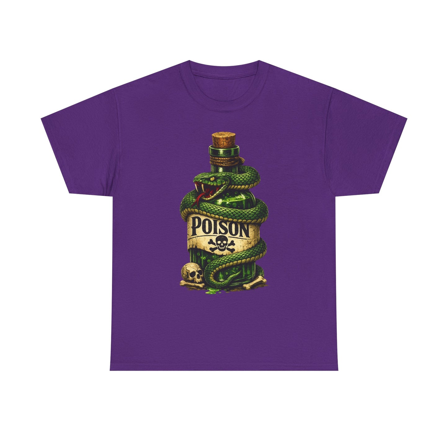 Snakebite Poison T-Shirt | Vintage Snake Bottle Design
